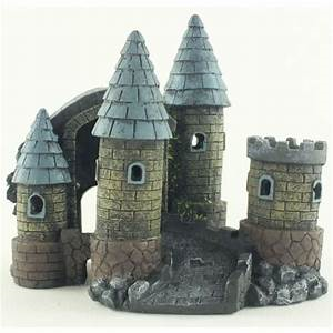 Betta Aquarium Ornament Castle Medium