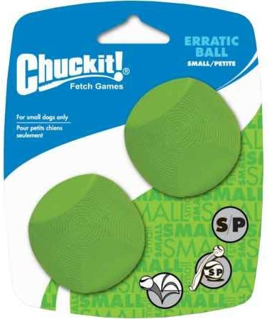 Chuckit Erratic Ball2 Pack Small 4.8cm