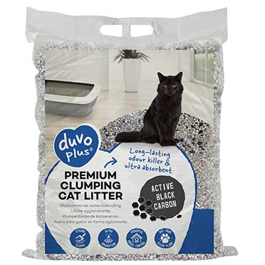 Duvo+ Clumping Litter with Black Carbon 12kg