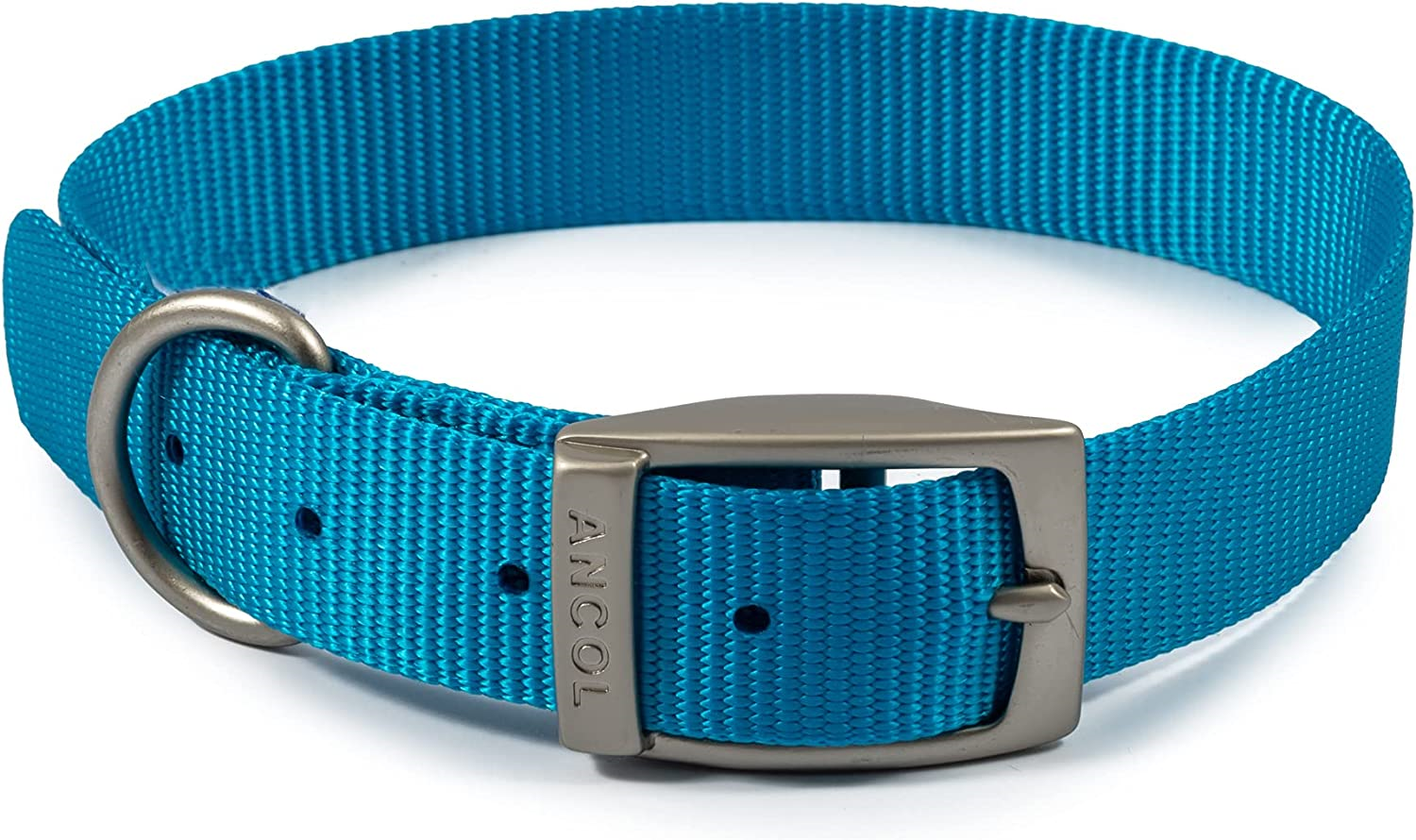 Ancol Viva Buckle Collar - Blue Size 3 28-36cm