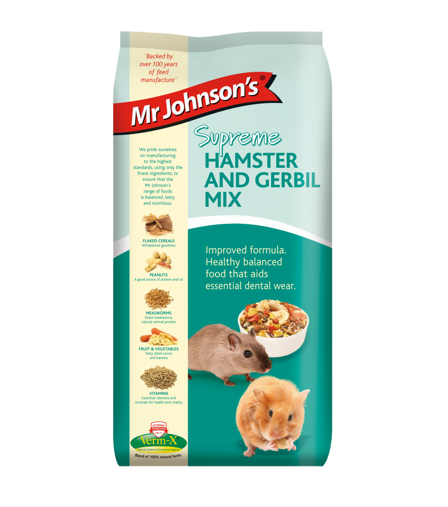 Mr Johnsons Hamster & Gerbil 900g