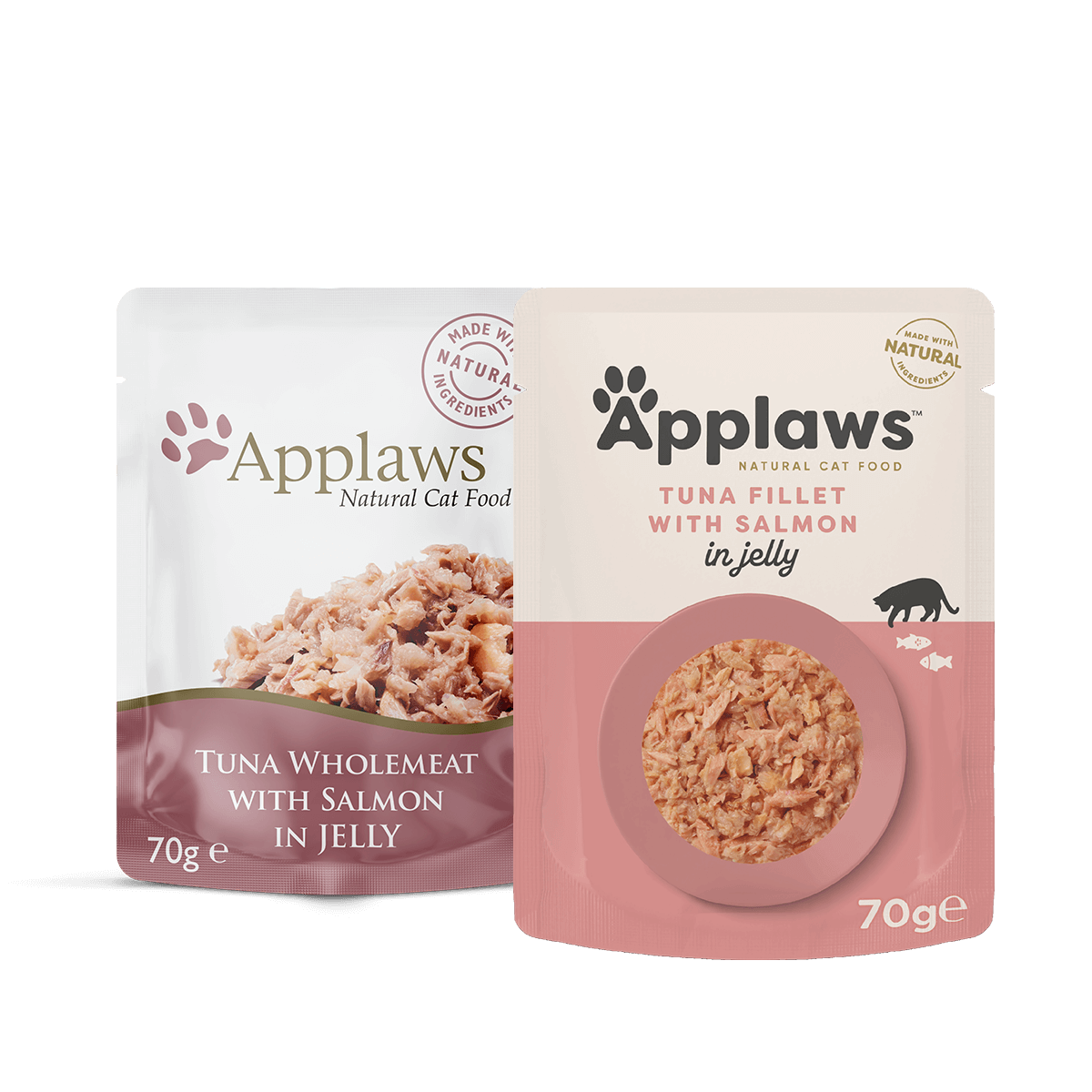 Applaws Tuna Fillet & Salmon Pouch 70G