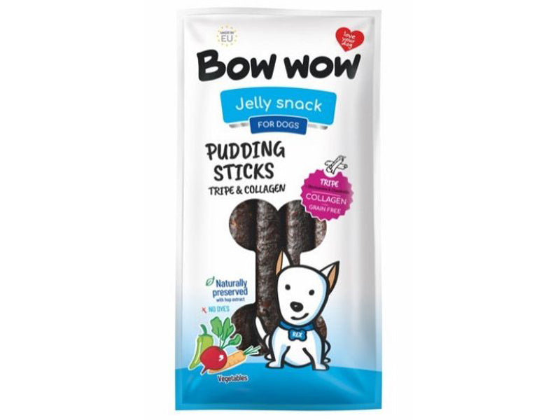 Bow Wow Pudding Sticks Chicken and Liver, Pack of 6