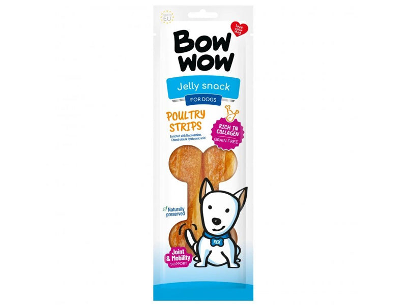 Bow Wow Dog Snacks Collagen Strips Grain Free