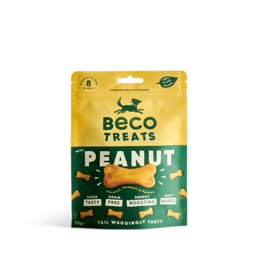 BECO TREATS NUT, COCONUT & TURMERIC 70G