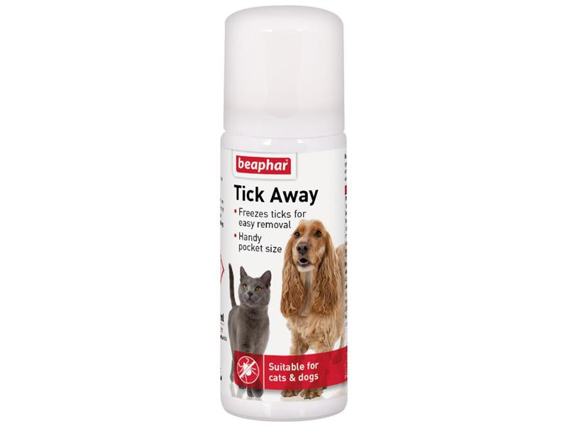 Beaphar Tick Away product for pets on a white background