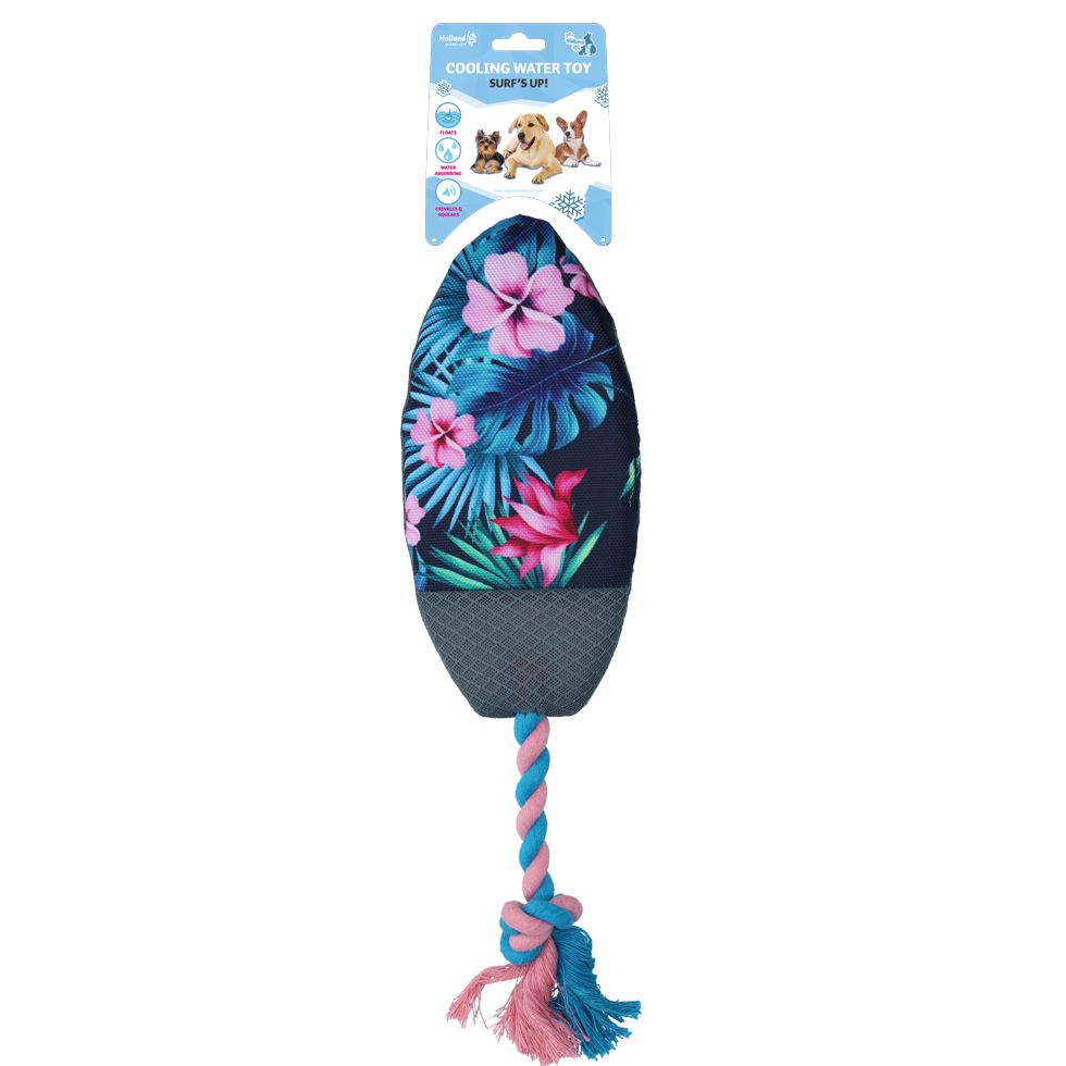 CoolPets Surf's Up Dog Toy (Flamingo)