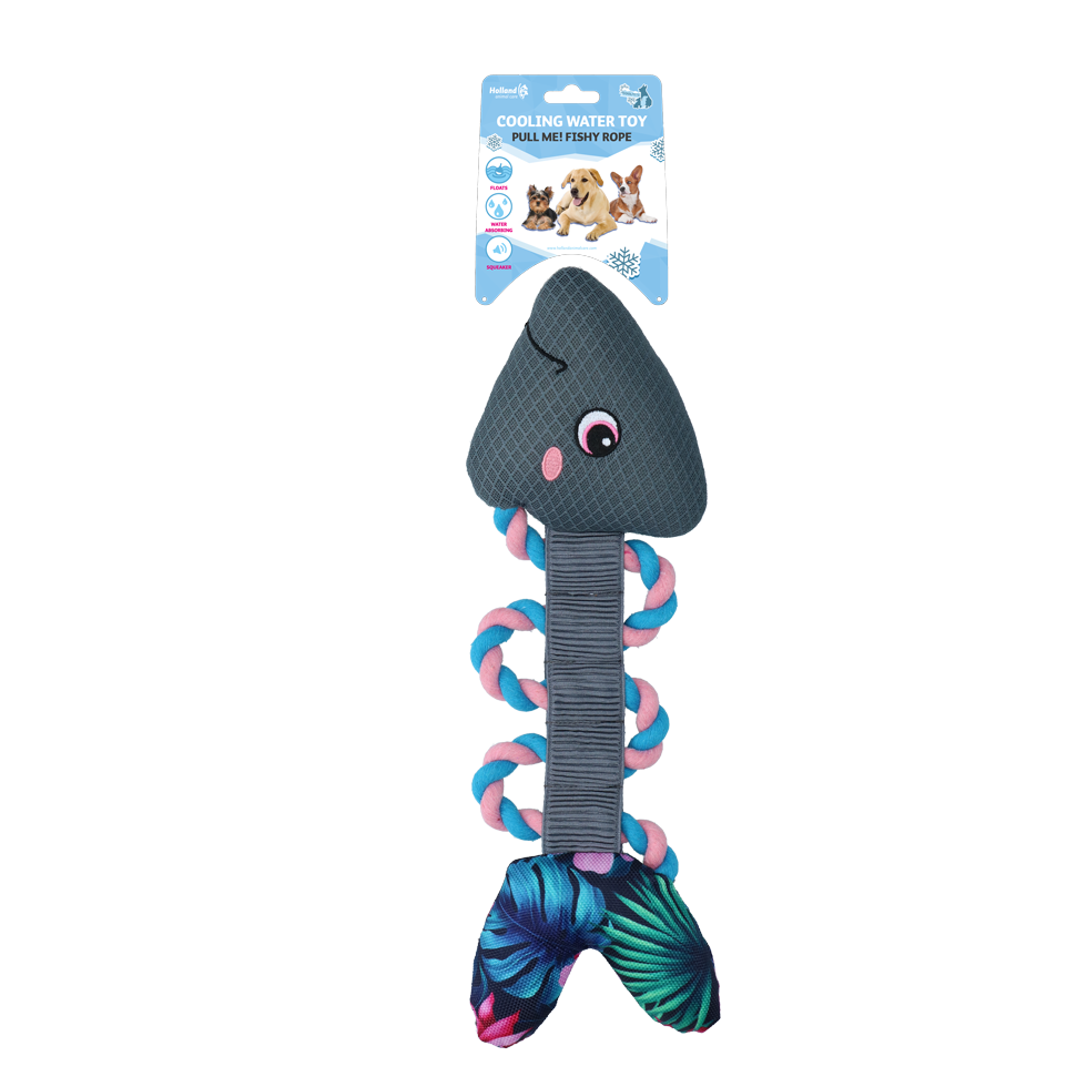 CoolPets Pull me! Fishy Rope Dog Toy (Flower)
