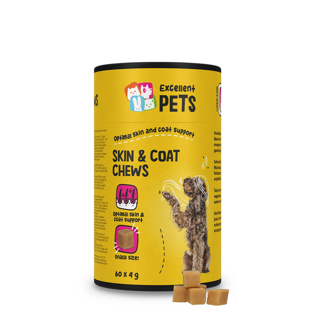 Excellent Pets Skin & Coat Soft Chews 60 Treats