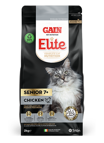 Gain Elite Cat Food Senior 7+