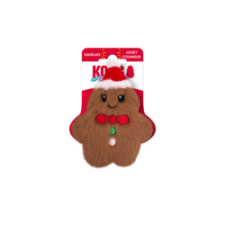 KONG Holiday Snuzzles Mini Gingerbread Brown XS