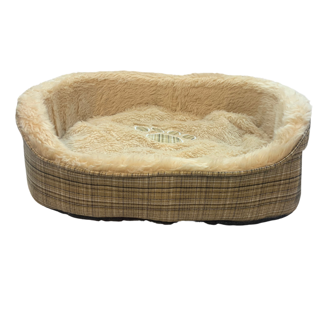 Paw Print Highland Pet Bed
