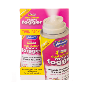 4 Fleas Room Fogger 100ml Twin Pack