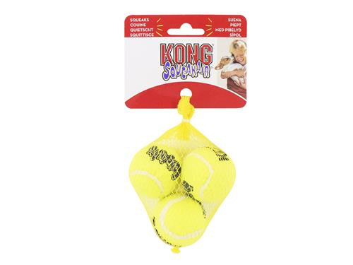 Kong Squeaker Tennis Ball Small (x3)