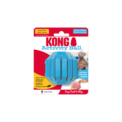 KONG Puppy Activity Ball Pink/Blue Small