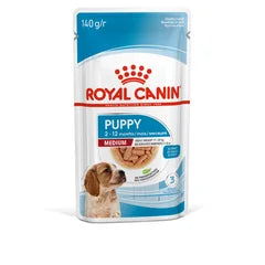 Royal Canin Medium Puppy Pouches 140G