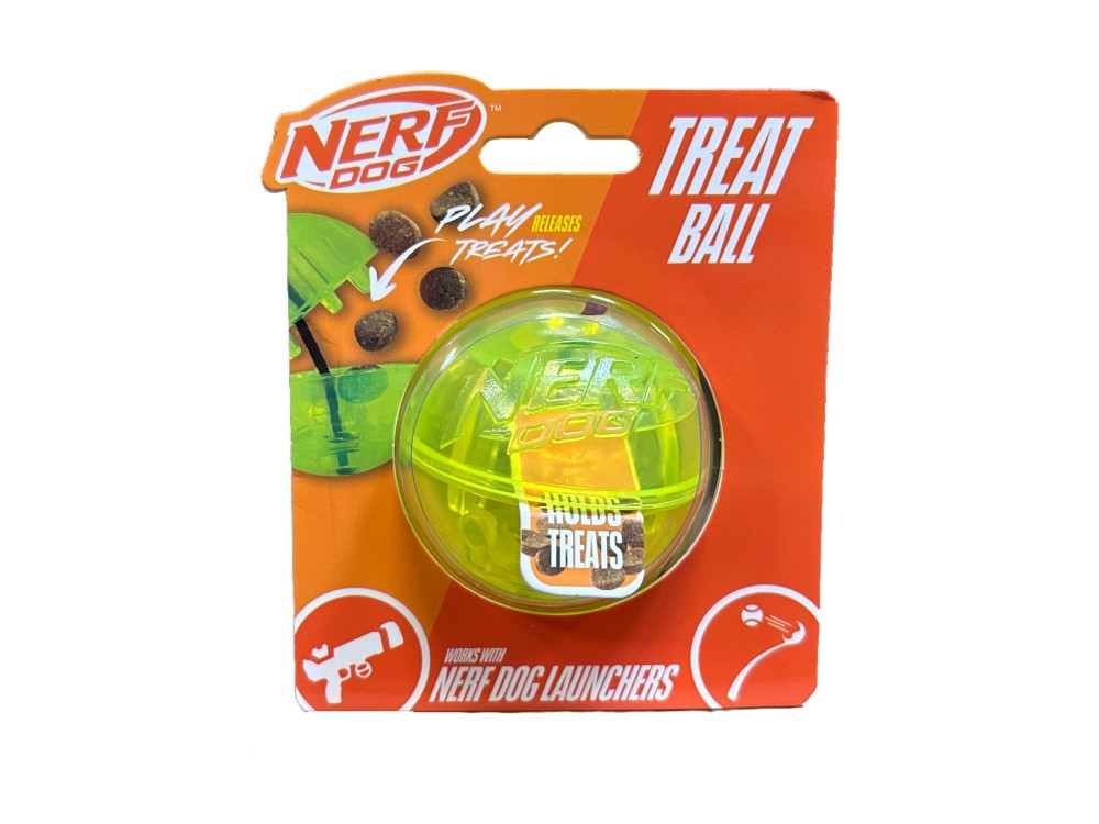 NERF TPR BUNGEE TREAT BALL 2.5"