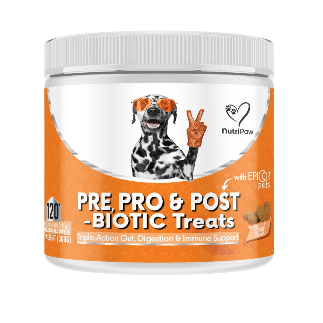 NutriPaw Pre, Pro & Postbiotic 120 Chews