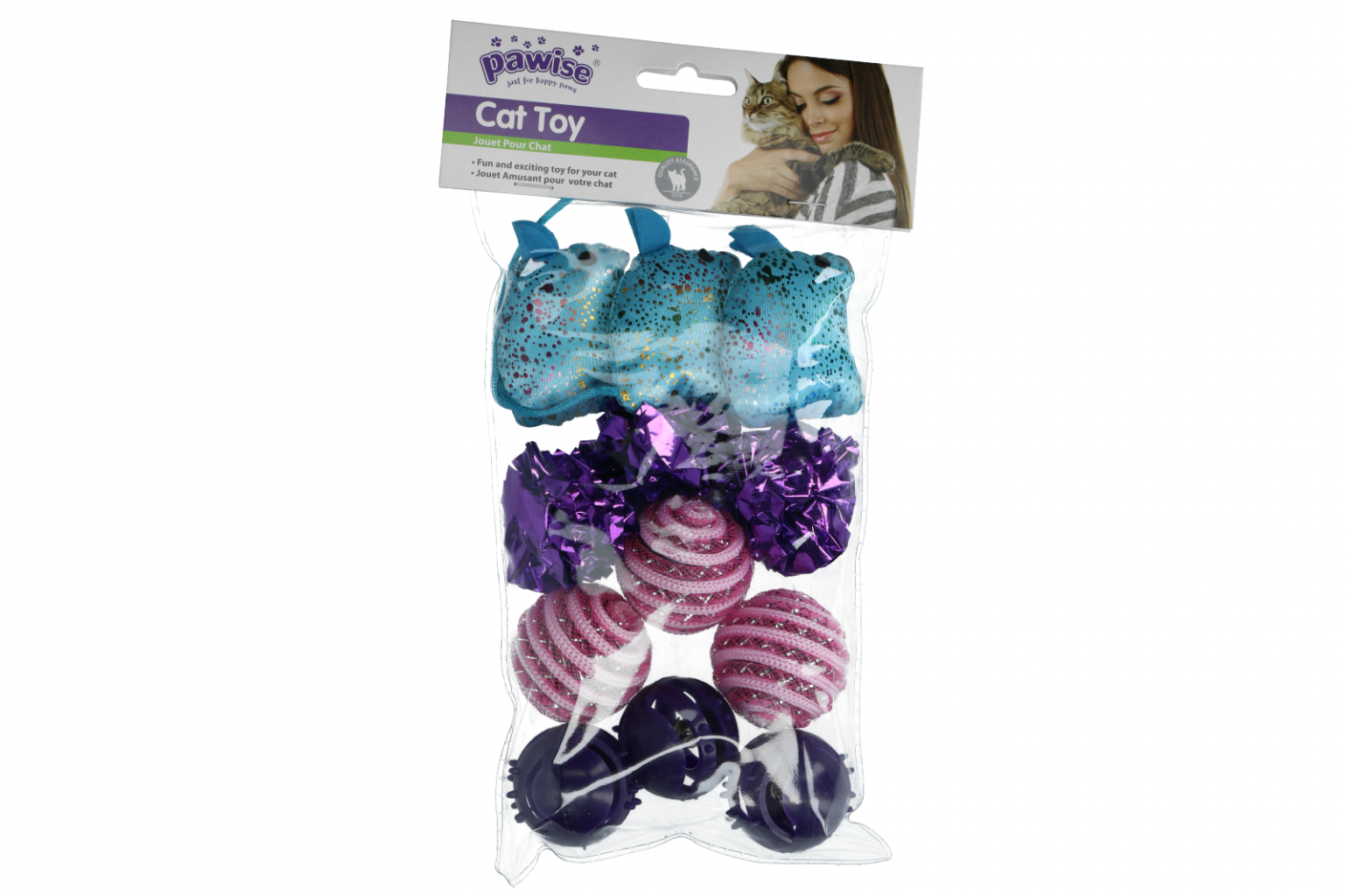 Pawise Ball & Mice Value Pack -12PCS