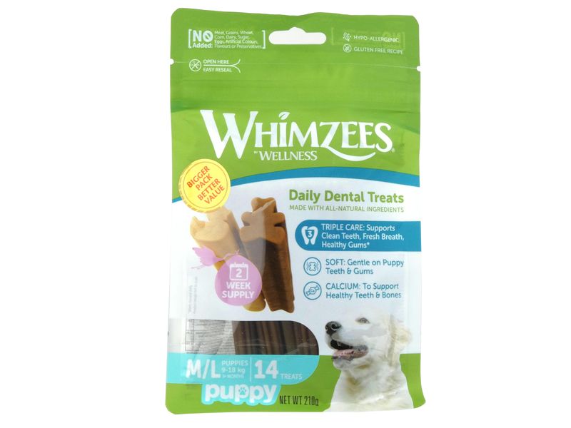 Whimzees Puppy Value Bag Medium/Large 14 pack