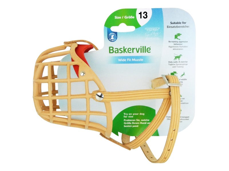 Baskerville Muzzle Size 13 Wag n Tails Pet Shop