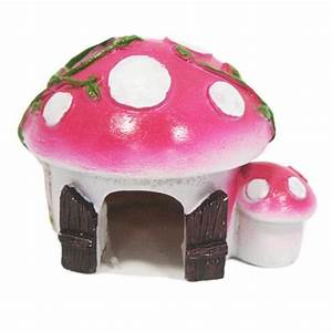 Betta Pink Mushroom House