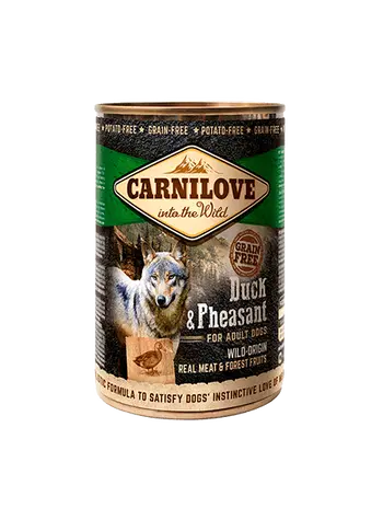 CARNILOVE TIN DUCK & PHEASANT 400G