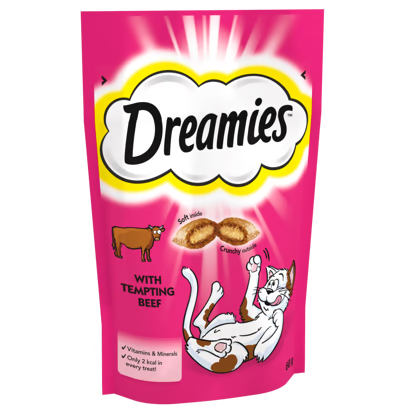 Dreamies - With Tempting Beef 60g