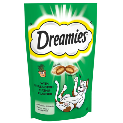 Dreamies Cat Treat Biscuits with Catnip 60g