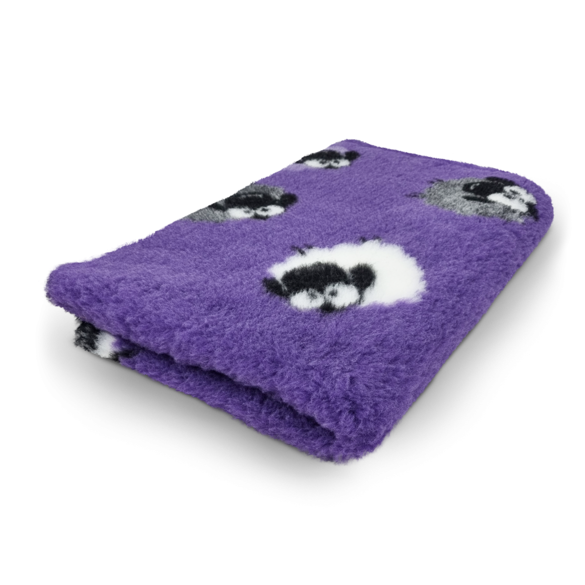 Vet Bed Farm Animals - Woolly Sheep - Purple 75 x 50 cm