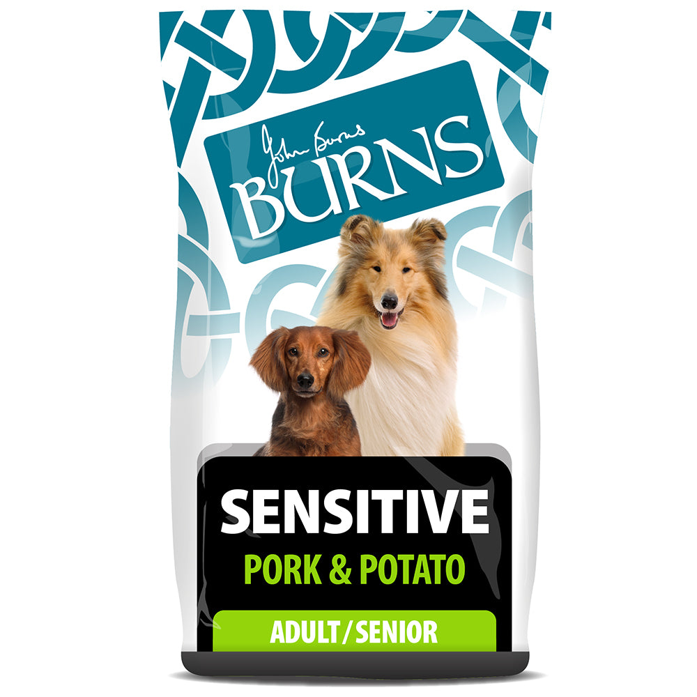 Burns Sensitive Pork & Potato Adult Dog Food 2kg