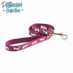 Ancol Purple Bone Nylon Lead 19mmX1M