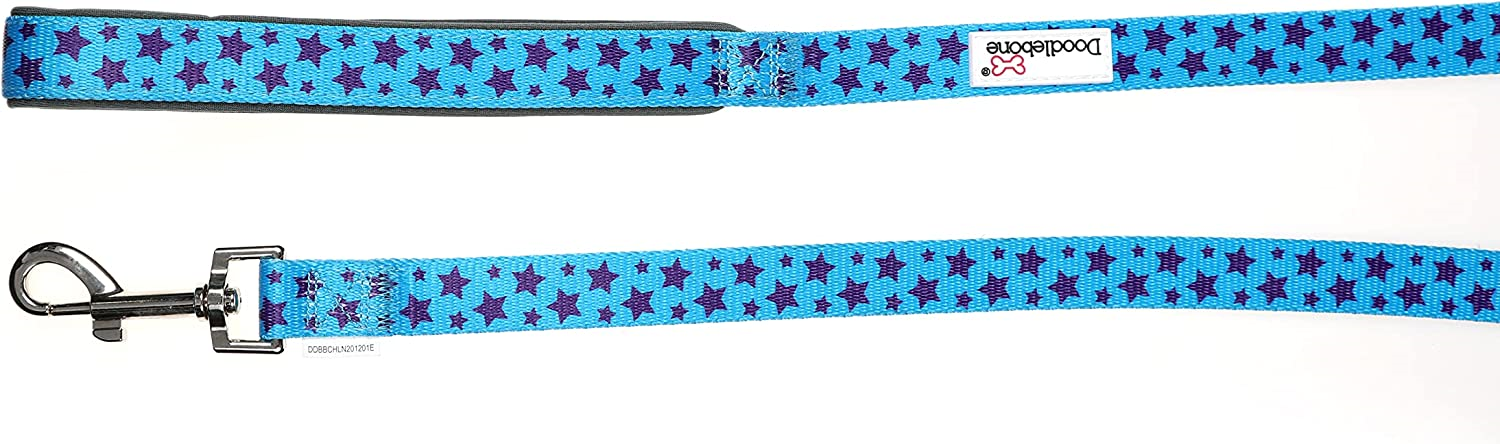 Doodlebone Originals Pattern Dog Lead (Shoot For The Stars, 25 mm)