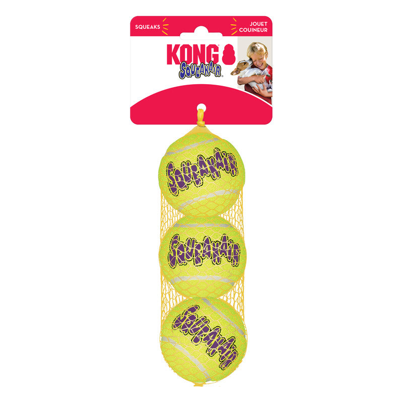 KONG Air Squeaker 3 Tennis Balls