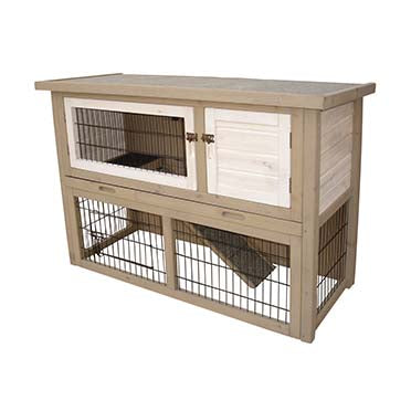 Woodland rabbit hutch cotton cottage 111x45x78CM
