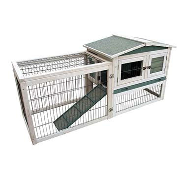 Woodland Rabbit Hutch Lambert Cottage 154x56x70CM