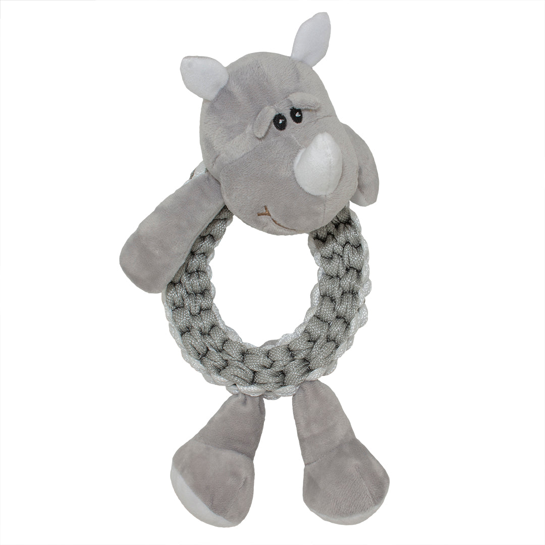 Zoo friends Rain rhino ring 32x19x10cm grey