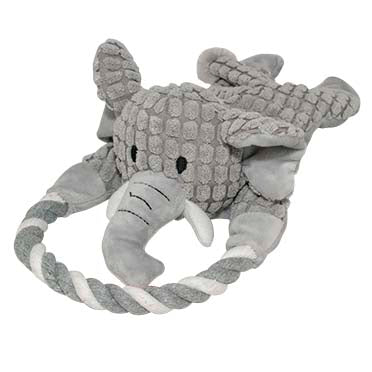 Zoo friends Ed elephant loop 34x15x10,5cm grey