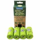 Paws for the earth Plastic Free Poop Bag 4x Refill Pack