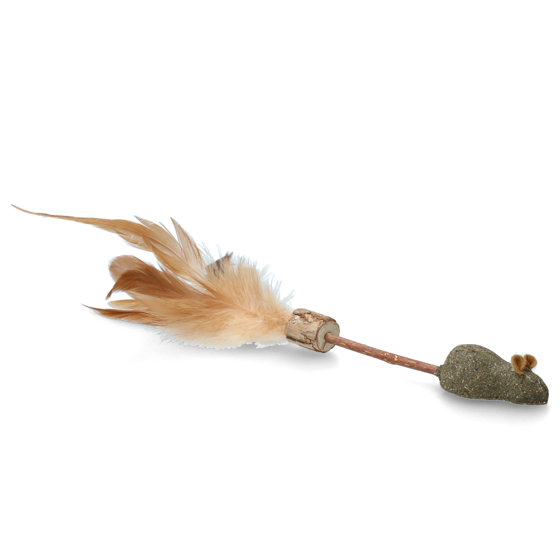 Addicted Stick with mouse and feathers