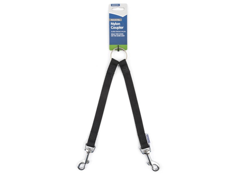 Nylon Sewn Couple Black 19mm