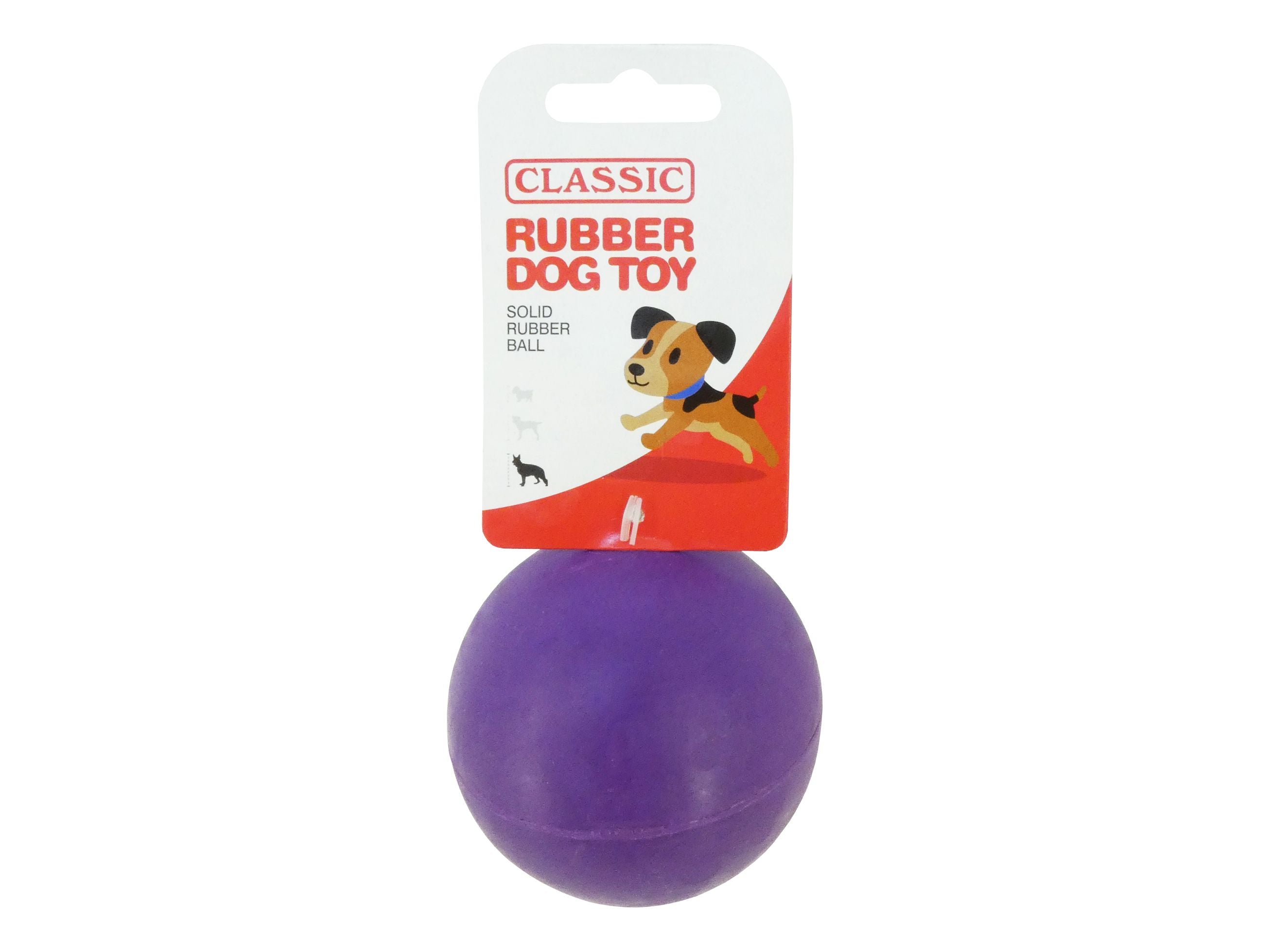 Solid Rubber Ball 7Cm - 3" - Wag n Tails Pet Shop