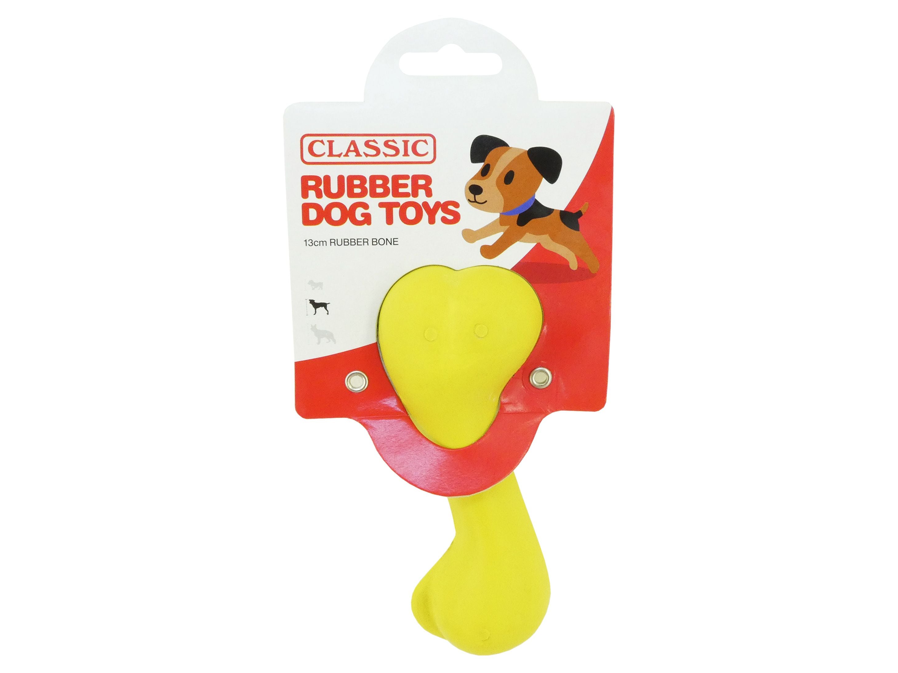 Solid Rubber Bone 13Cm - 5.5" - Wag n Tails Pet Shop