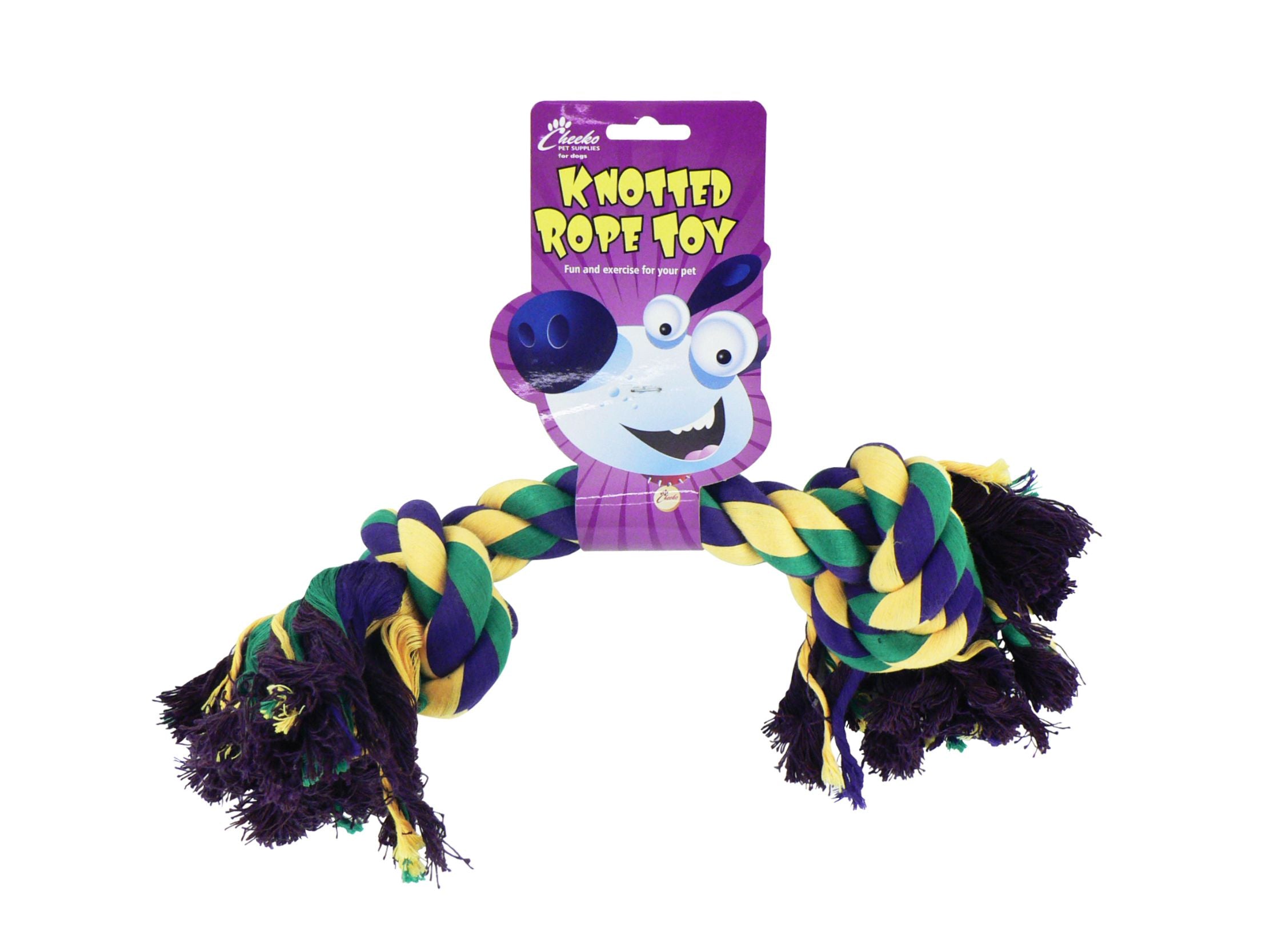 Cheeko Knotted Rope Jumbo 40Cm - Wag n Tails Pet Shop