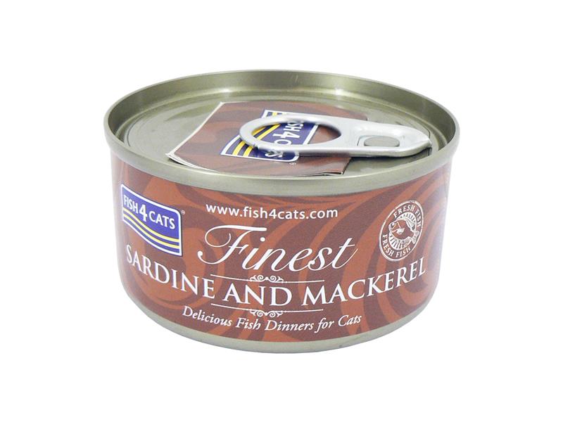 Sardine + Mackerel 70g Cat Food Tin