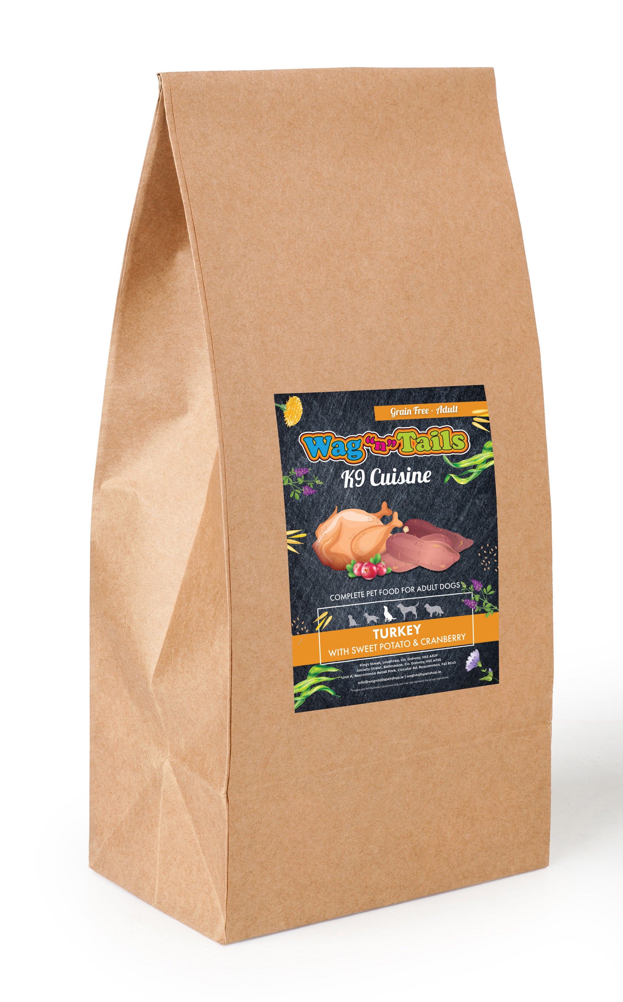 K9 Cuisine Turkey, Sweet Potato & Cranberry 6kg