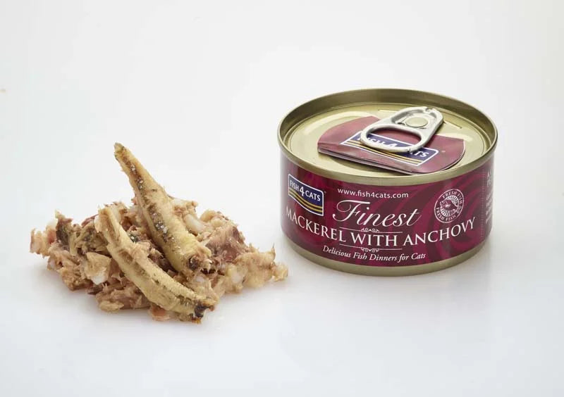 Mackerel + Anchovy 70g Cat Food Tin