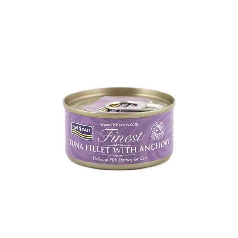 Tuna + Anchovy 70g Cat Food Tin