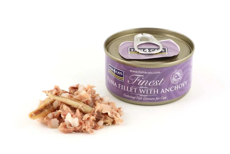 Tuna + Anchovy 70g Cat Food Tin