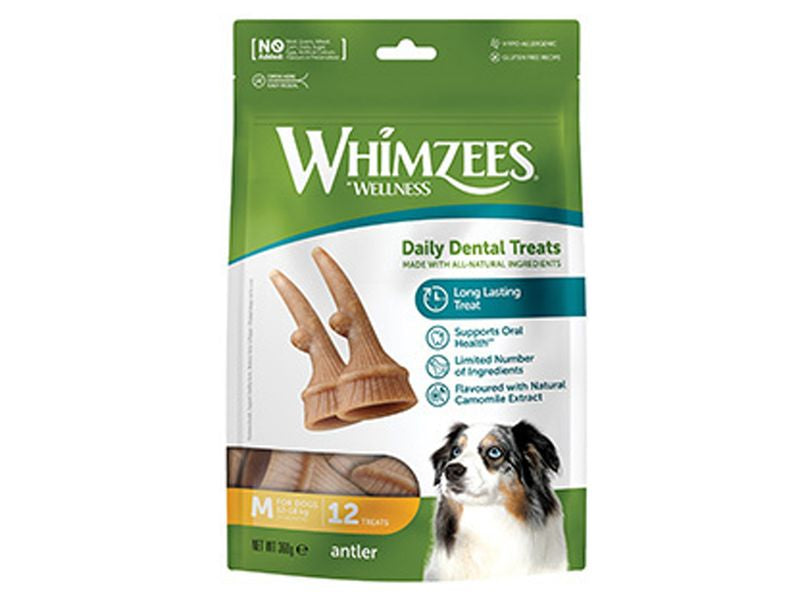 WHIMZEES ANTLER MEDIUM 12PK